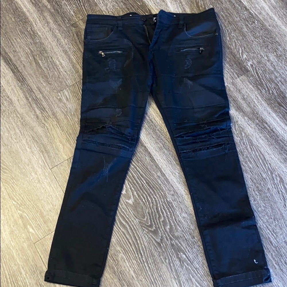 Black kilogram jeans